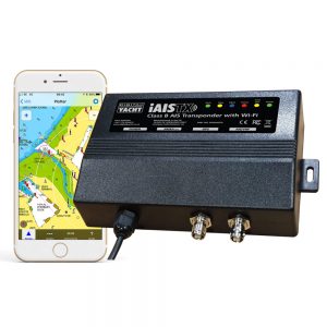 iAISTX Plus is an AIS transponder with Wi-Fi and NMEA 2000